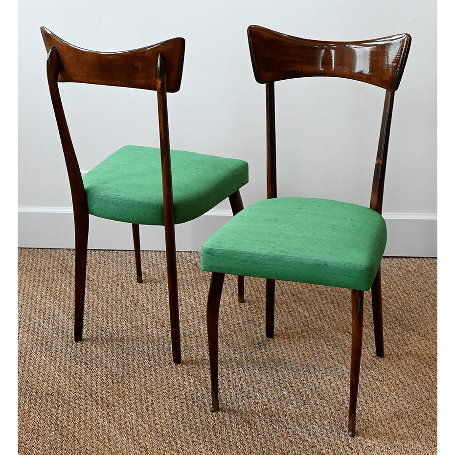ICO PARISI STYLE DINING CHAIRS — Therese Carmel Bespoke Interiors